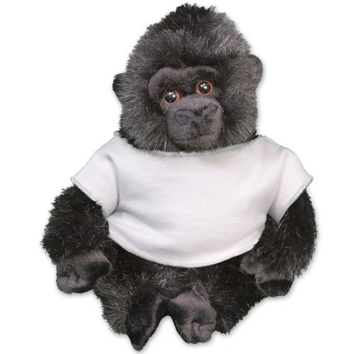 white stuffed gorilla